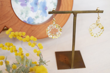 イイダ傘店 コモレビ ピアス・イヤリング