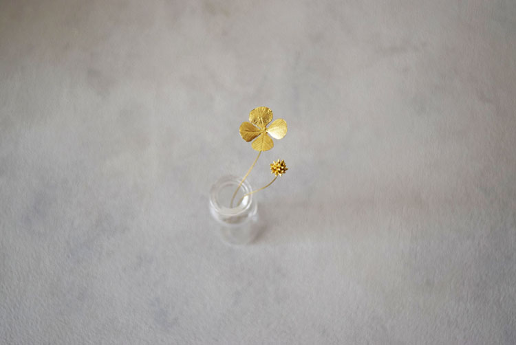 メタルプランツ「シロツメクサ」