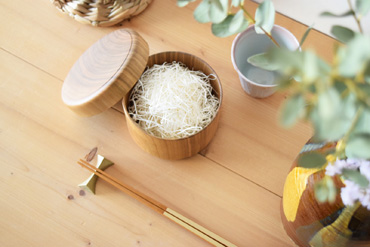 白鷺木工]パーソナルなおひつ-ならの実