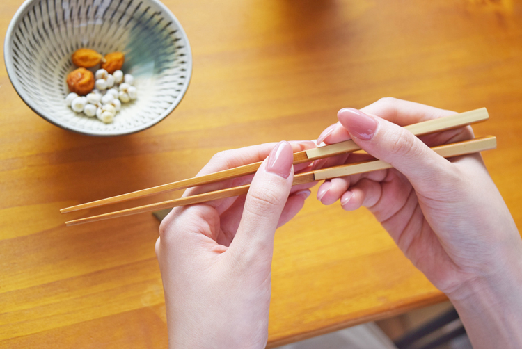 うるし白竹箸
