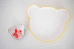 KIDS DISH bowl bear SS