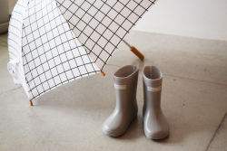 MIDDLE RAINBOOTS GRAY