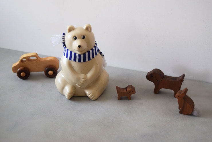 数量限定ビオトープ[biotope] Polar Bear Money Box/シロクマの貯金箱