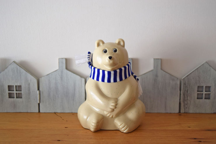 数量限定ビオトープ[biotope] Polar Bear Money Box/シロクマの貯金箱